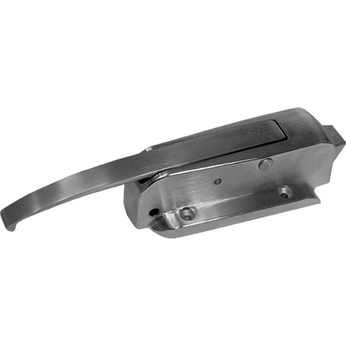 Kason 56 Latch, Non-Cylinder Locking, Light Spring, Brushed Chrome