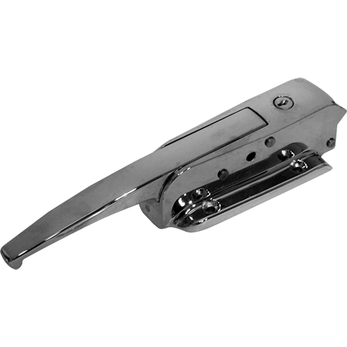 Kason 78 Latch, Cylinder Lock, Light Spring, Polished Chrome