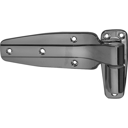 Kason 1245 Hinge, Flush, Polished Chrome