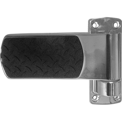 Kason 1346 Flush Hinge Kit, Blk Dia Cvr, Polished Chrome