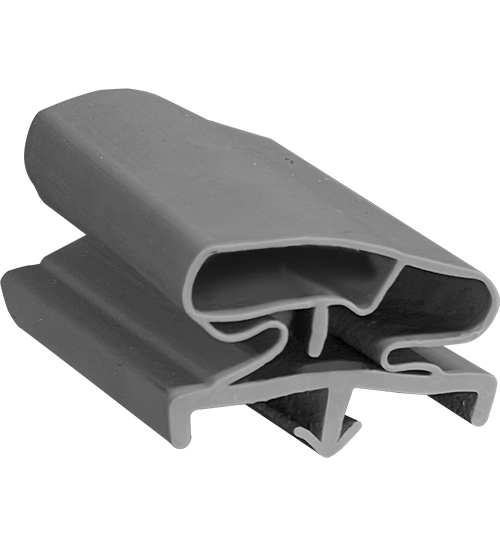 Magnetic Gasket, Pre-stuffed Grey Snap-In 8' Length