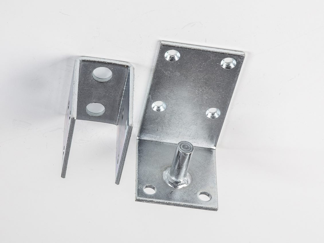 Eliason Door K1076 Lower Hinge Assembly, Stainless Steel