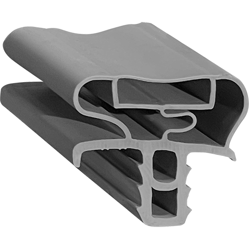 Magnetic Gasket, Pre-stuffed Grey Push-in 8' Length