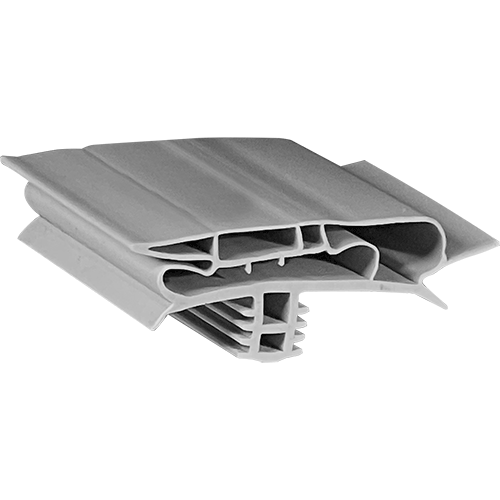 Magnetic Gasket, Pre-stuffed Grey Push-in 8' Length