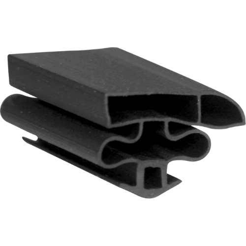Magnetic Gasket, Pre-stuffed Black Snap-in 8' Length