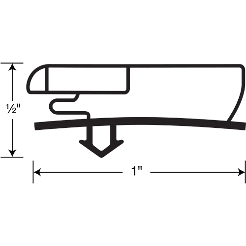 Anthony International Gasket Frame, Black (AirCell)