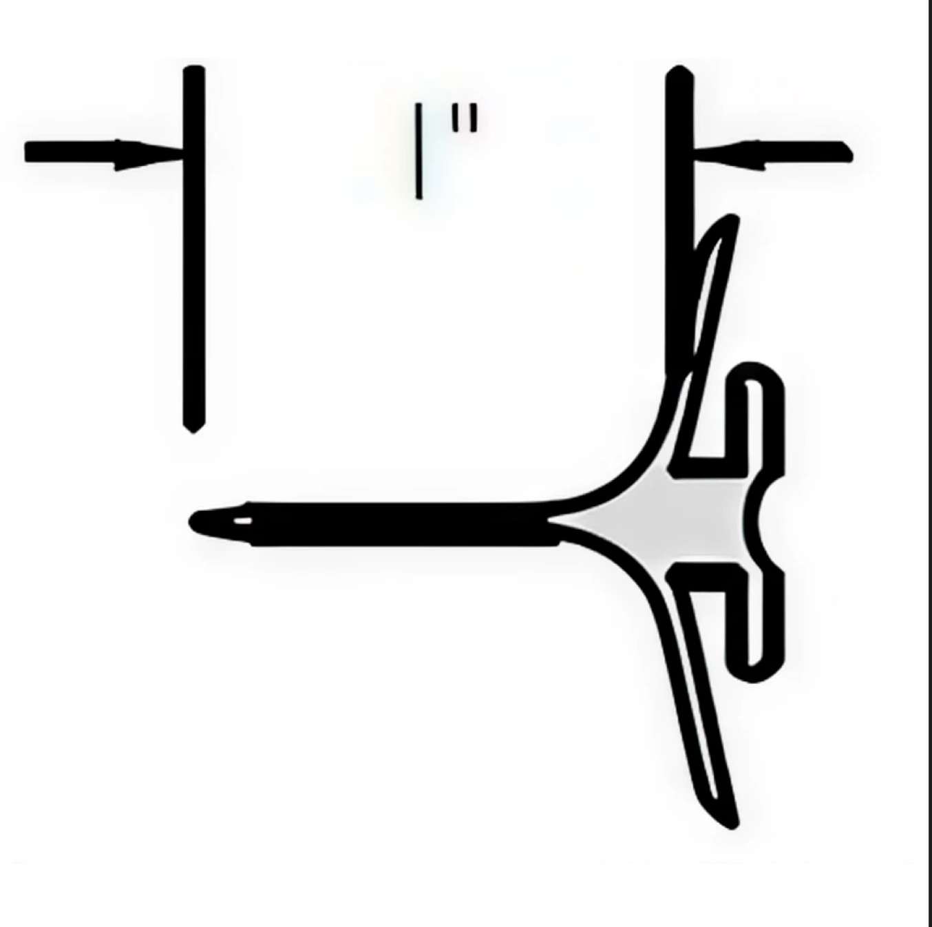 Chase Door Gasket, Bottom Edge, 1613, 1" x 120"