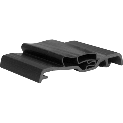 Magnetic Gasket, Pre-stuffed Black Snap-In 8' Length
