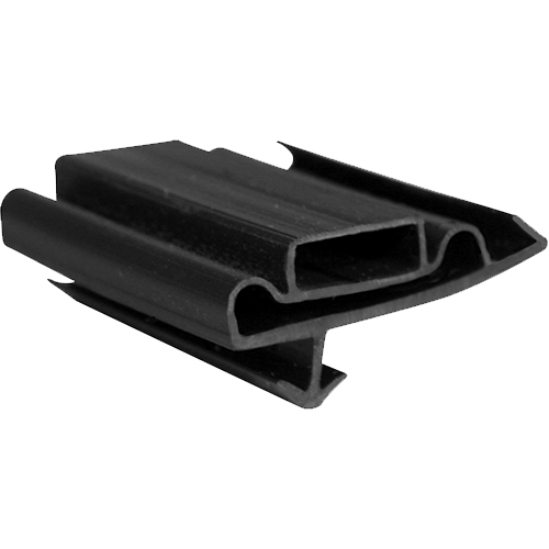 Magnetic Gasket, Pre-stuffed Black Snap-in 8' Length