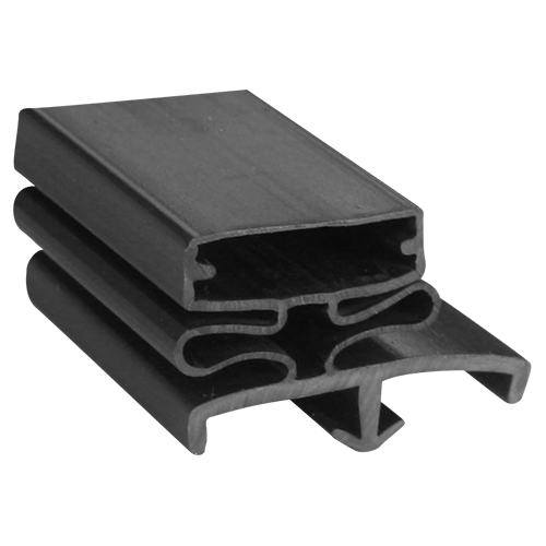Magnetic Gasket, Pre-stuffed Black Snap-In, 8' Length