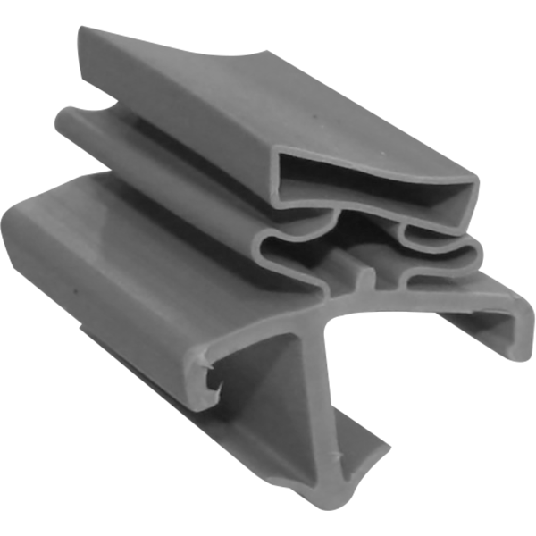 Magnetic Gasket, Pre-stuffed Grey Snap-in, 8' Length
