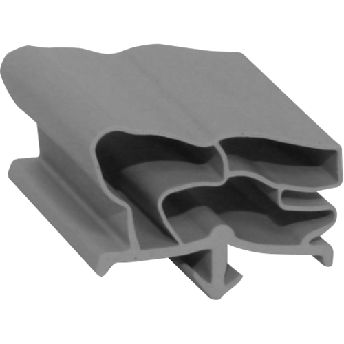 Magnetic Gasket, Pre-stuffed Grey Santoprene, 8' Length