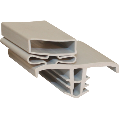 Magnetic Gasket, Pre-stuffed Grey Push-In 8' Length