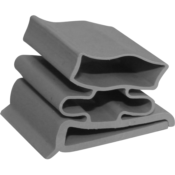 Magnetic Gasket, Pre-stuffed Grey Santoprene, 8' Length