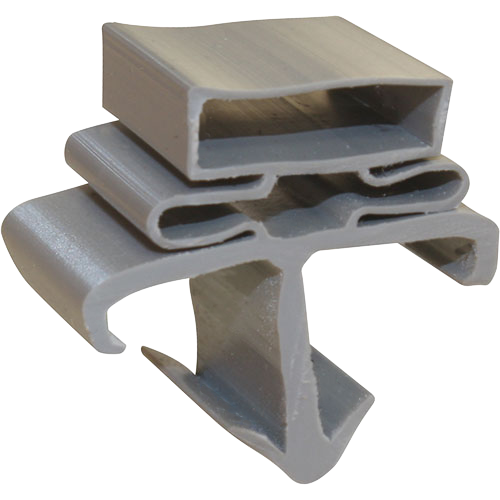 Magnetic Gasket , Pre-stuffed Gray Snap In 8' Length