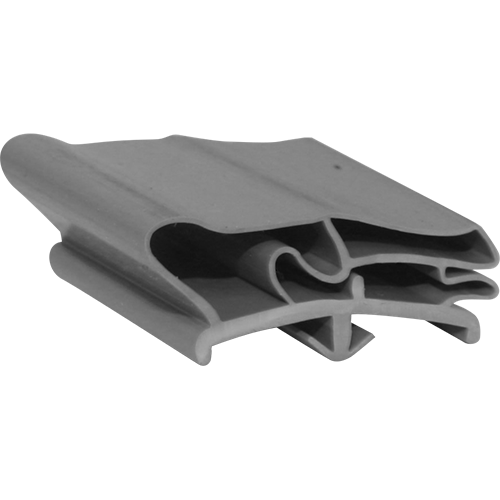 Magnetic Gasket, Pre-stuffed Gray Snap-In 8' Length