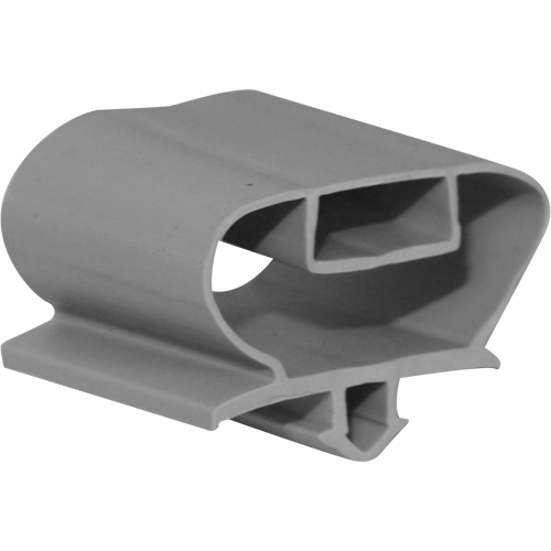 Magnetic Gasket Pre-stuffed, Grey Snap-In, 8' Length