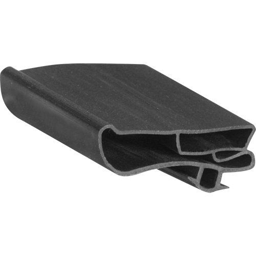 Commercial Display Systems Magnetic Gasket , Pre-stuffed Black Snap-In 8" Length