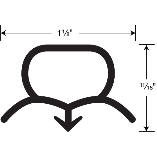Silver King Gasket 4-Sided Snap-in Compression 13-13/32 x 17 OD