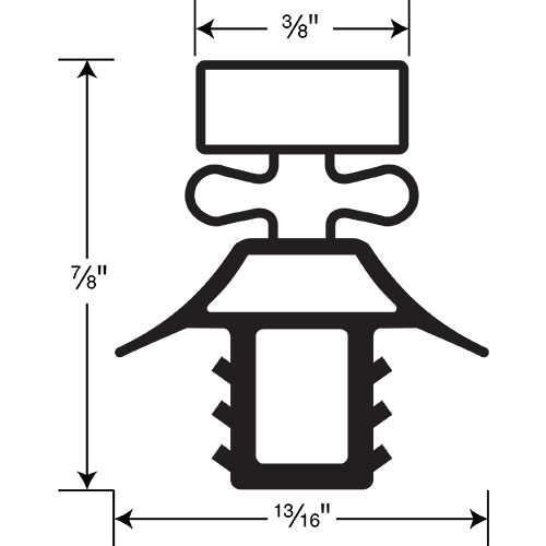 Traulsen Gasket 4-Sided 23-1/2 x 23-1/2 OD