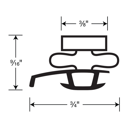 Turbo Air Gasket 4-Sided 25-1/2 x 26-1/2 OD